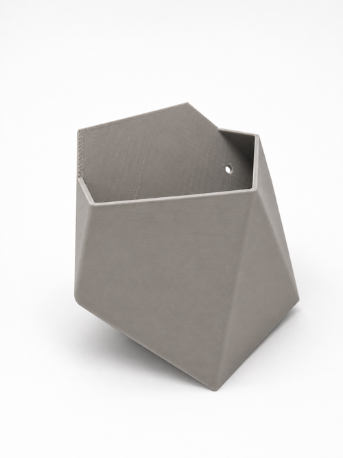 Wall Hanging Planter Set of 2 – Geometric Succulent Pots, Modern Minimal Decor