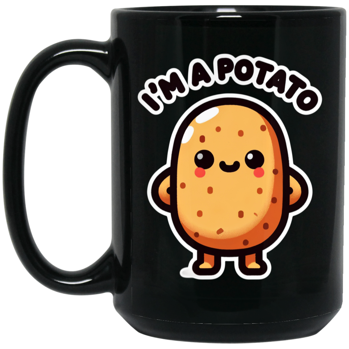 Simply Aaron's LOVE SQUAD Taterbug Mascot15oz Black Mug