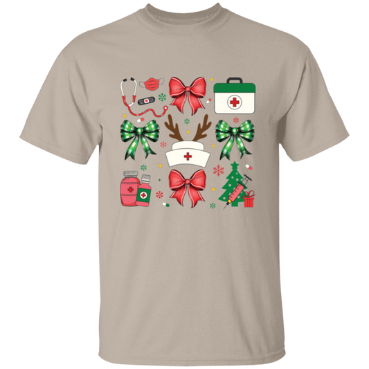 CHRISTMAS NURSE HOLIDAY 5.3 oz. T-Shirt