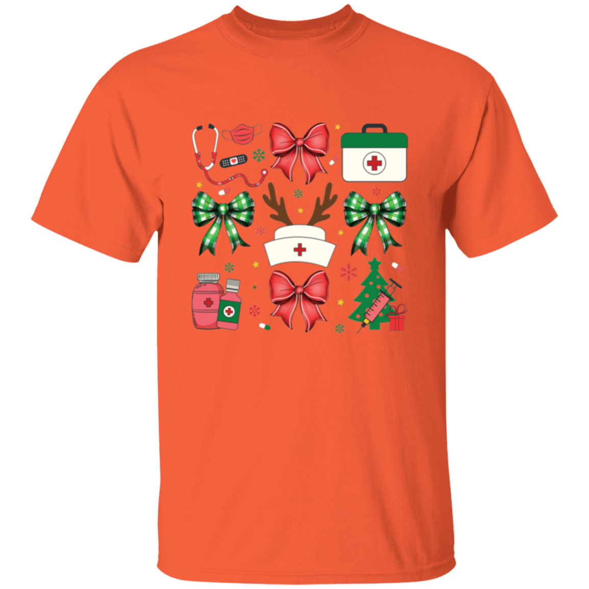 CHRISTMAS NURSE HOLIDAY 5.3 oz. T-Shirt