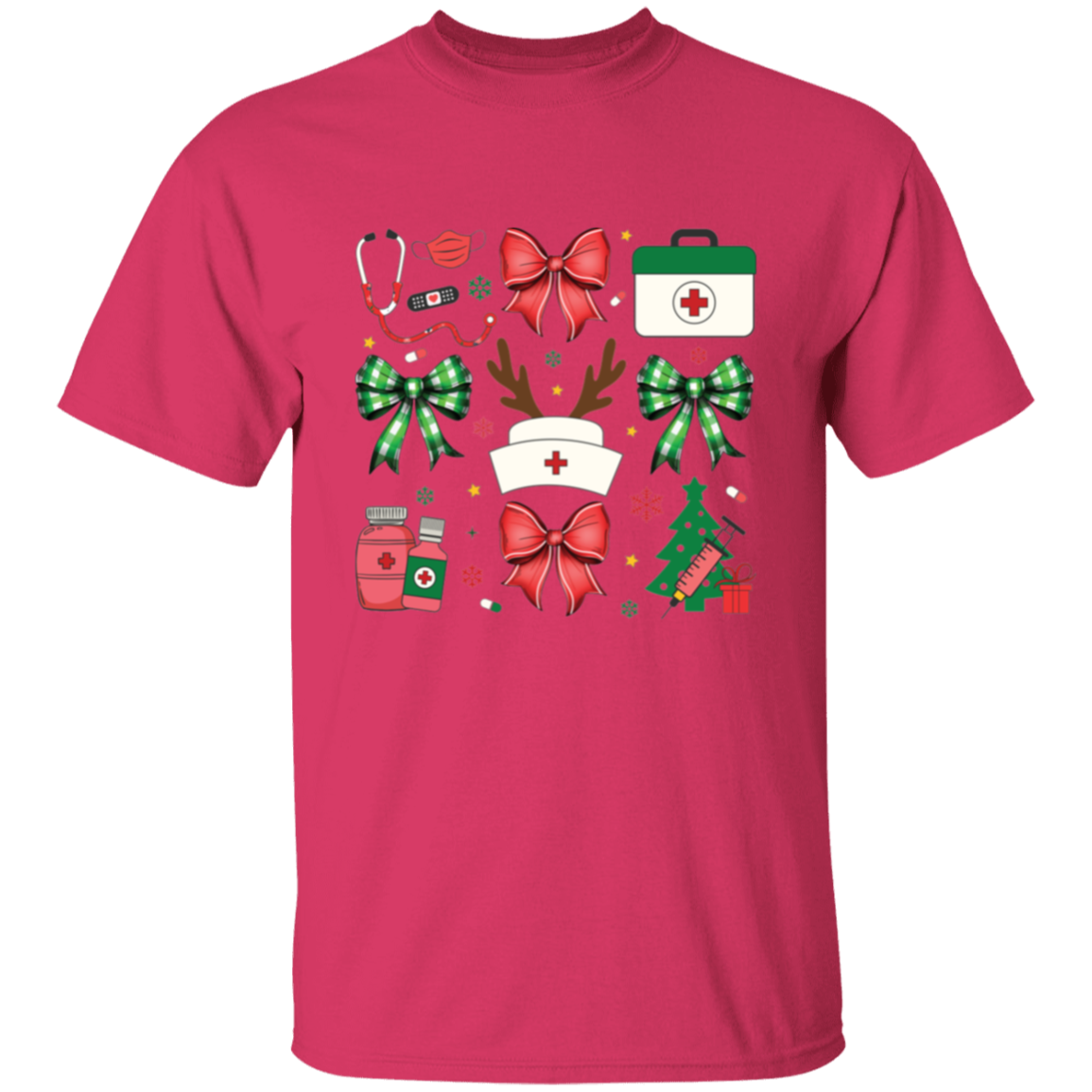 CHRISTMAS NURSE HOLIDAY 5.3 oz. T-Shirt