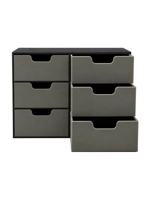 Minimalist 6-Drawer Desk Organizer – Modern Storage